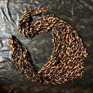 Animal print scarf